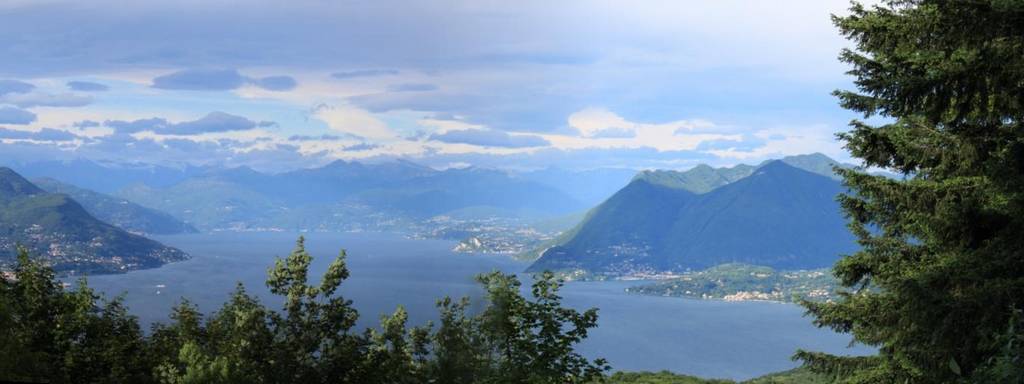 Panorama sur Lac Italien depuis le Motarrone