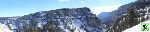 Panorama hivernale vercors