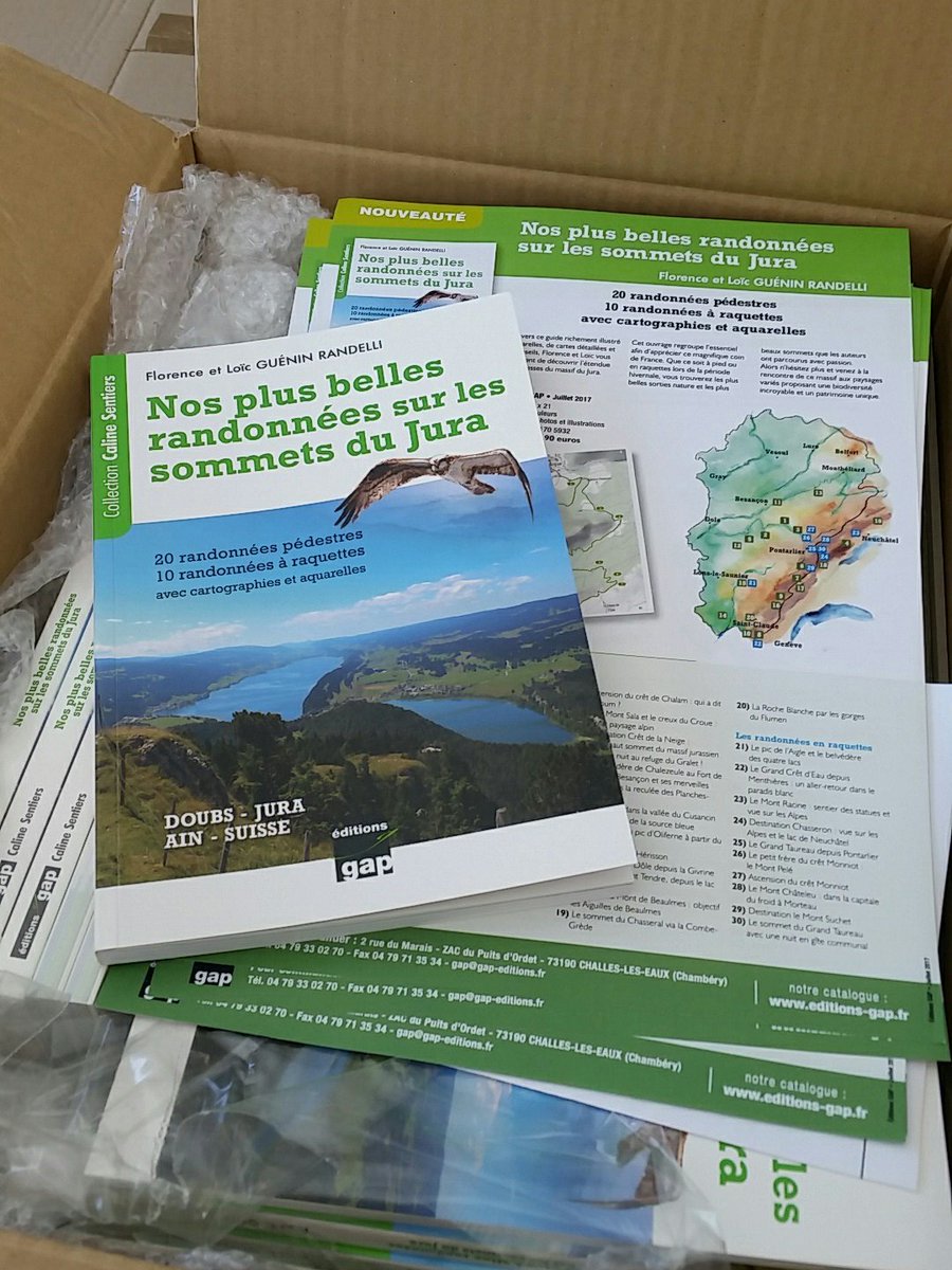 Guide papier 30 belles balades sur les sommets du massif du Jura 2017
