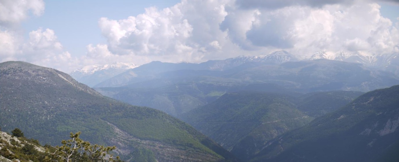 Panorama depuis le sommet de Maurel